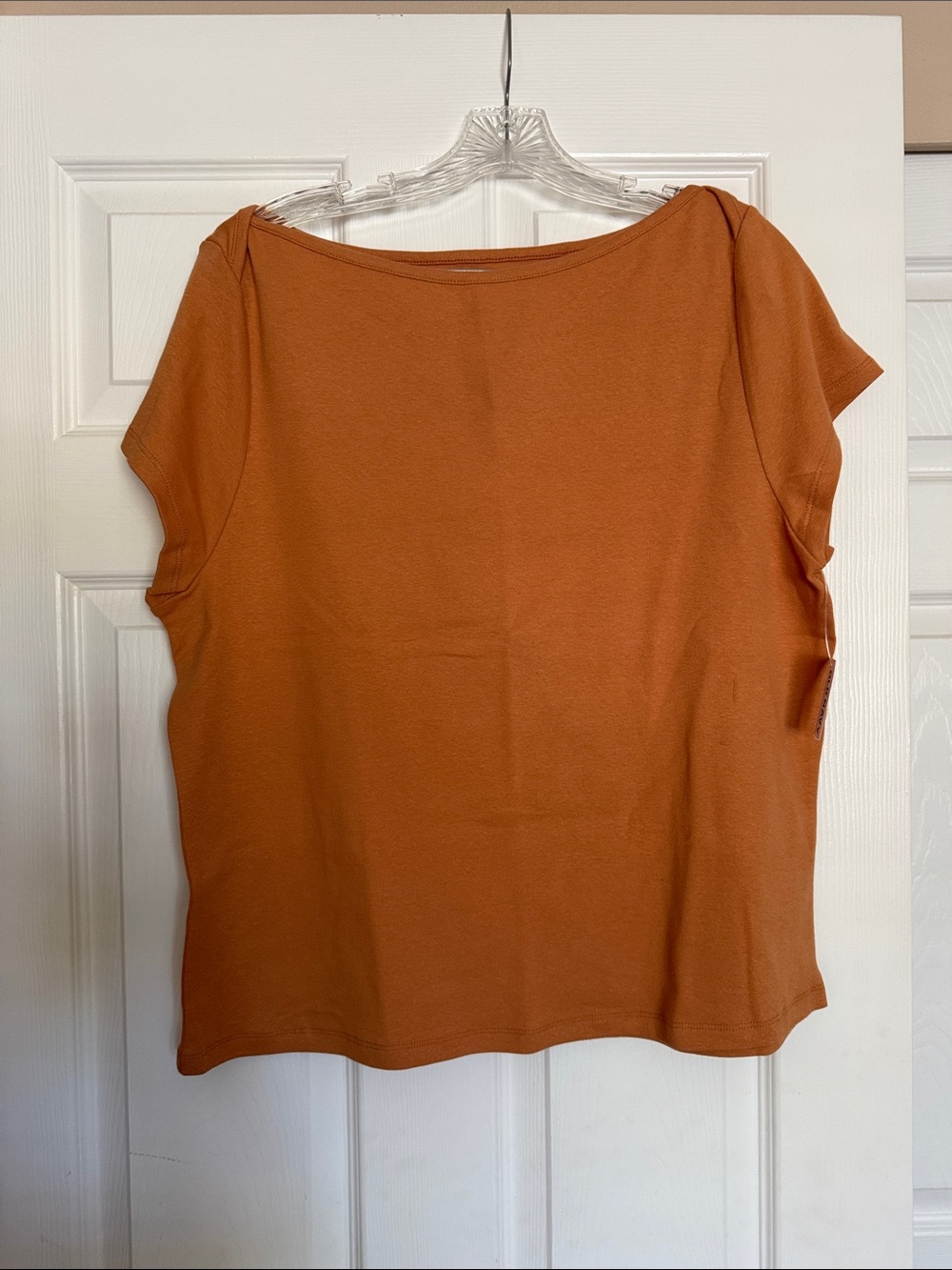 Old Navy Snug Orange Boatneck T-shirt XXL
